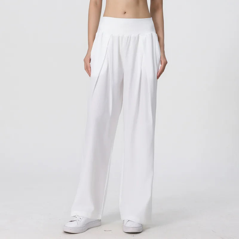 Women Wide Leg Pants Loose Fitness Yoga Pants 2024