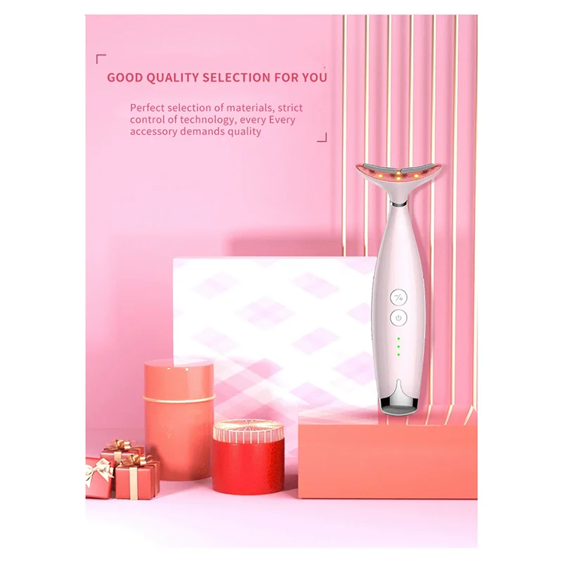 B89B-RF Neck Face Beauty Device EMS Lifting Neck Wrinkles Remover LED Photon Therapy Skin Tighten Anti Wrinkle Skin Device