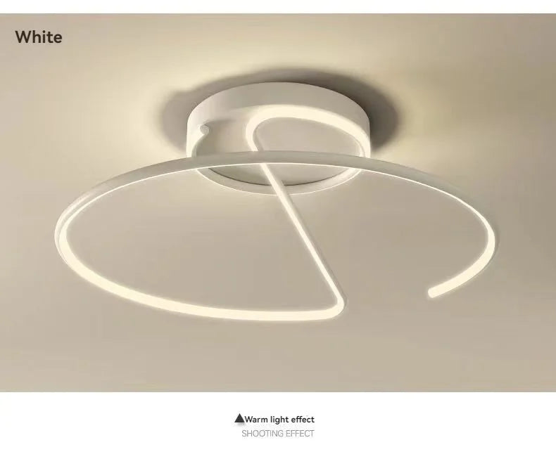 Living Room Lamp LED Chandeliers Indoor Lighting Light Fixture Kitchen Lustre Lamps White Chrome Lamp Fixture Home