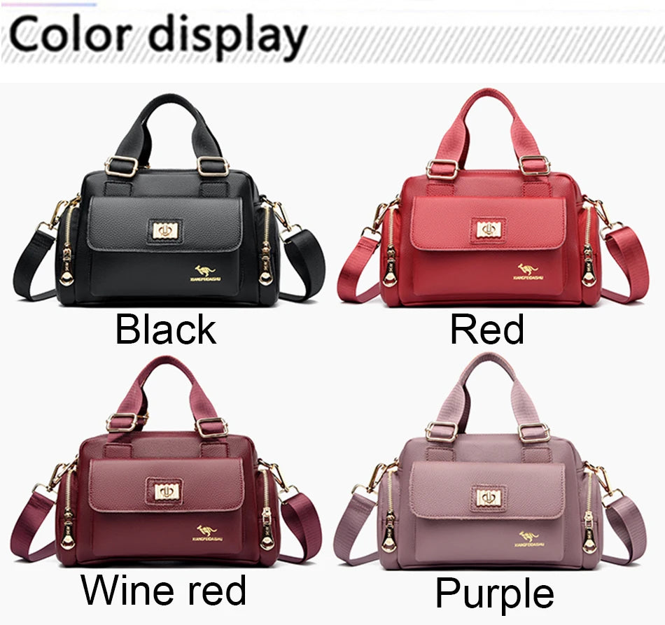 New Summer Fashion Women Designer Bag Leather Handbags PU Shoulder Bag Crossbody Shopping Bags For Women Luxury Lady Purse Sac