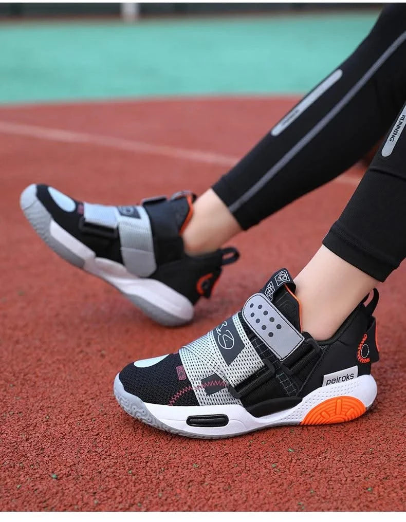 2025 New Children's Basketball Shoes For Boys Girls Non-slip Kids Sport Shoes Lightweight Outdoor Sneakers Trainers Footwear - Elanique