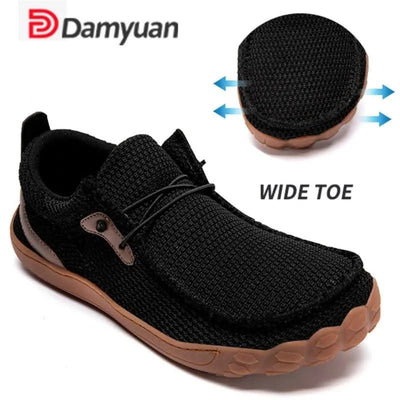 Men's Extra Wide Width Shoes Soft Sole Anti Slip Casual Sneakers Breathable Walking Shoes Comfortable Footwear for Flat Feet