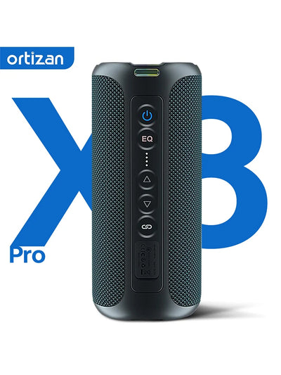 Bluetooth Speaker Wireless,IP67 Waterproof Portable Speaker with Lights,40W Loud Stereo Sound, TWS Pairing, BT5.3, Camping/Home