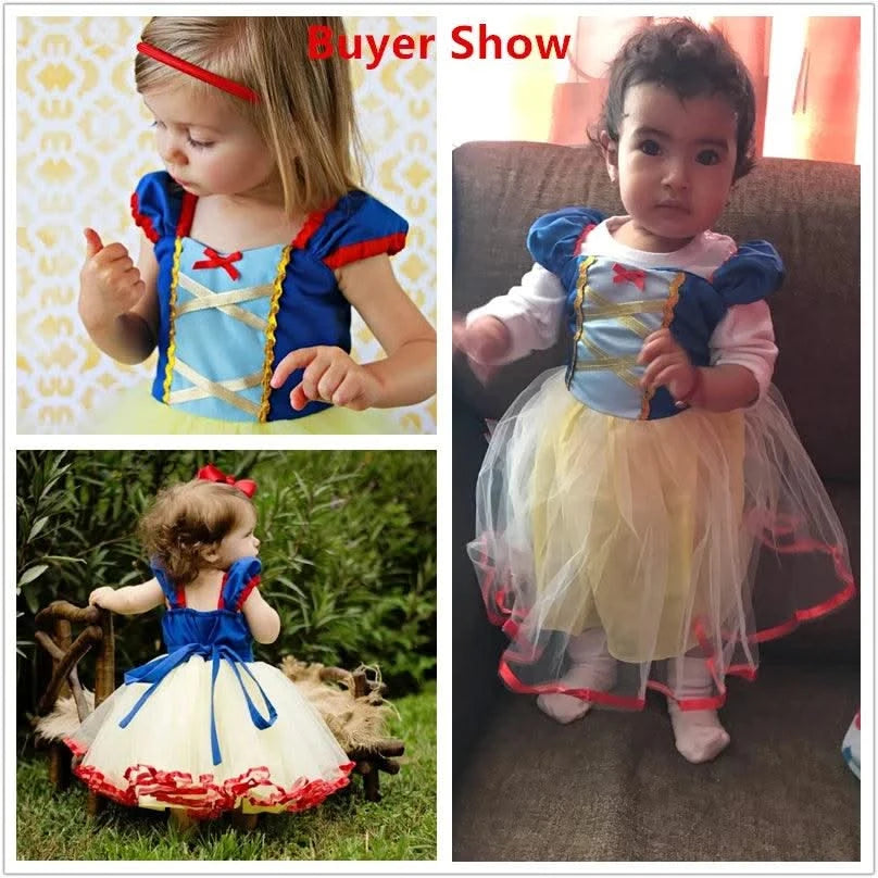 Cute Baby Girl Dress for 9M-5Yrs Children Summer Clothes Kids Minni Mouse Polka Dot Dress Girls Birthday Party Christmas Costume