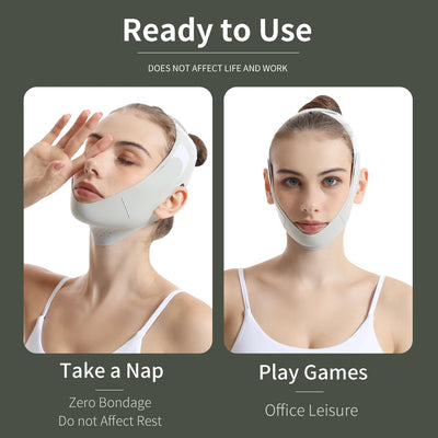 Reusable Face Slimming Bandage V Line Face Shaper Chin Cheek Lift Up Belt Facial Massage Strap Face Lifting Skin Care Tools