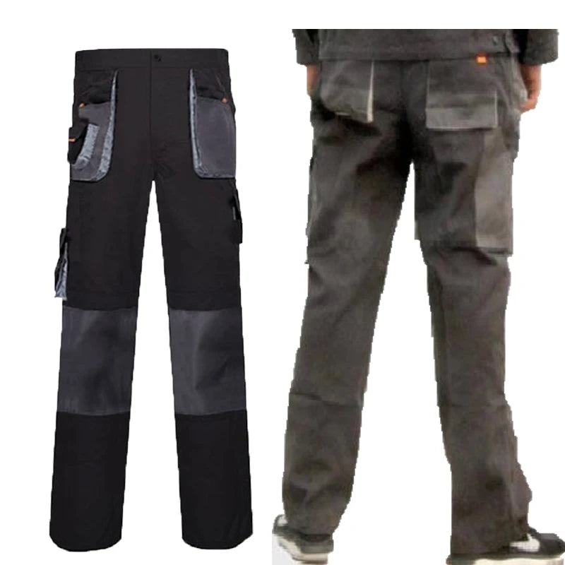 Work Trousers Working Pants For Men Cargo Pants Men Workwear Multi-pocket Outdoor Hiking Joggers Pants Functional Pockets Pants