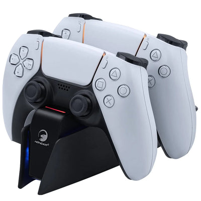 Game Wireless Charging Station for PS5 with Dual Fast Charger Dock and LED Charging Indicators