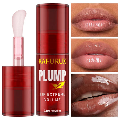 1PC Lip Plump Long Lasting Lip Oil Moisturizing Lip Gloss Serum Instant Volumising Essence Oil Repair Lip Fine Lines Increase El