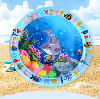 Summer Toys Baby Water Mat PVC Inflatable Cushion Infant Toddler Water Play Mat for Children Early Education Developing Baby Toy