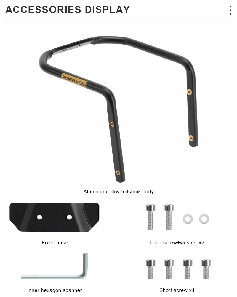 Bicycle Saddle Stabilizer Bracket Rear Seat Aluminum Alloy Holder MTB Road Bike Luggage Rack Rear Seat Mount Cycling Accessories