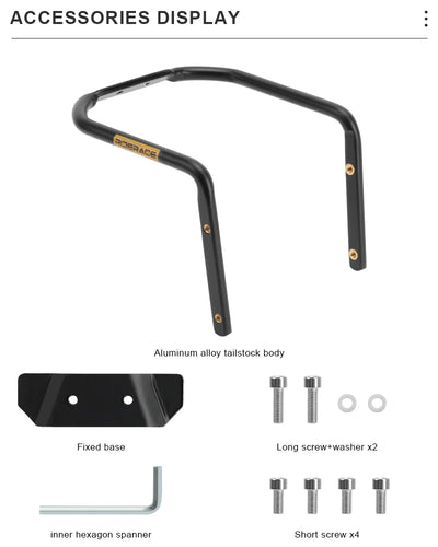 Bicycle Saddle Stabilizer Bracket Rear Seat Aluminum Alloy Holder MTB Road Bike Luggage Rack Rear Seat Mount Cycling Accessories
