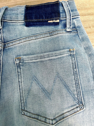 24 Spring/Summer New European and American High Waist Small O-cut Denim Pants for Women