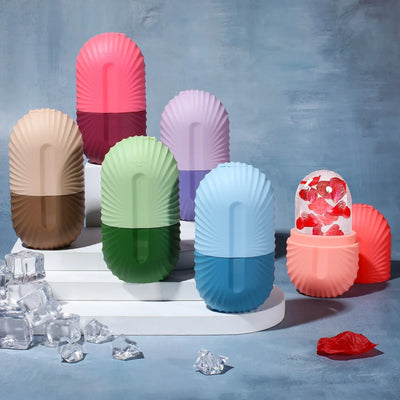 Silicone Ice Cube Trays Beauty Lifting Ice Ball Face Massager Contouring Eye Roller Facial Treatment Reduce Acne Skin Care Tool
