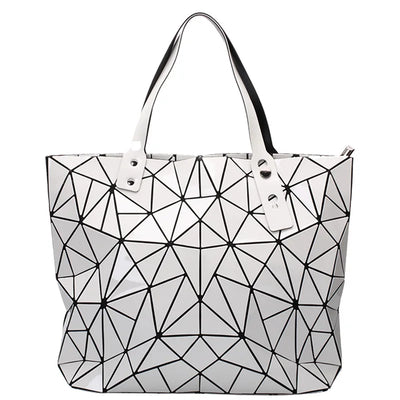 Fashion Luxury bag Women Top-Handle Bag New Designer Famous Brand Lady Shoulder Bag Bright Geometry Female Handbags Totes