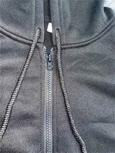 Zipper Hoodies Women/Men Fashion Long Sleeve Hooded Fleece Sweatshirt Hot Sale High Quality Casual Campus Streetwear Sportwear