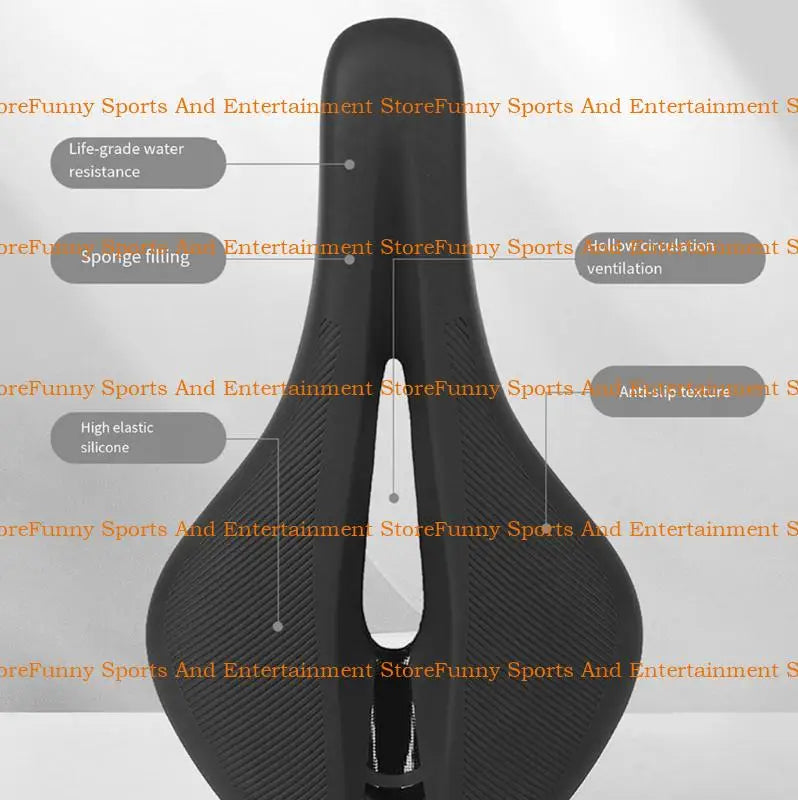 C4DE Comfortable Bicycles Saddles Ergonomic Bicycles Saddles Thickened Saddles Suitable for City Road Bike