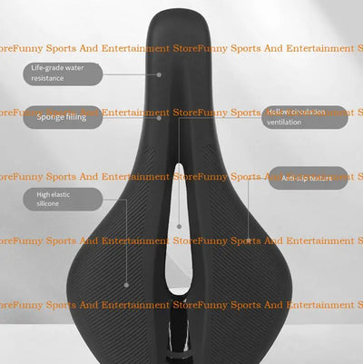 C4DE Comfortable Bicycles Saddles Ergonomic Bicycles Saddles Thickened Saddles Suitable for City Road Bike