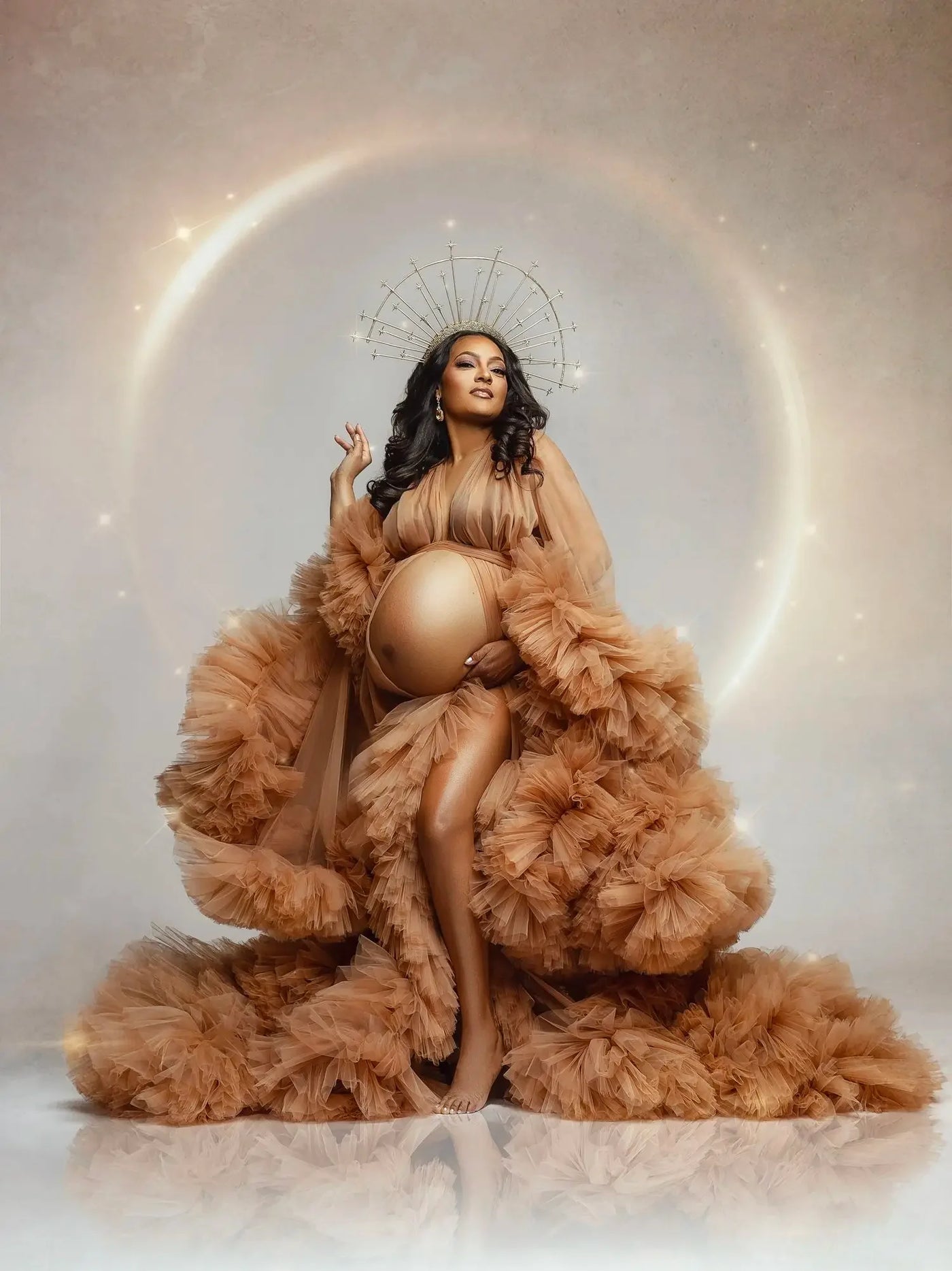 Maternity Dresses for PhotoShoot Nightwear