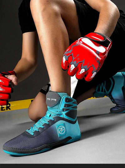 Men Wrestling Shoes Original Boxing Shoes Breathable Training Fighting Sneakers Casual Sports Professional Gear Wrestling Boots