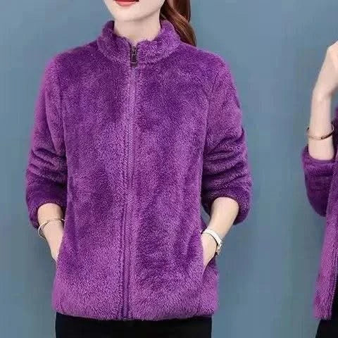 Fleeced Short Coats for Women  High Quality Casual