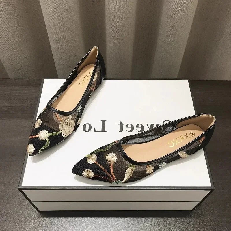Non Slip Shoes for Women High Quality Fashion Casual Woman Flats Genuine Mark On Offer Comfortable and Elegant Stylish Popular