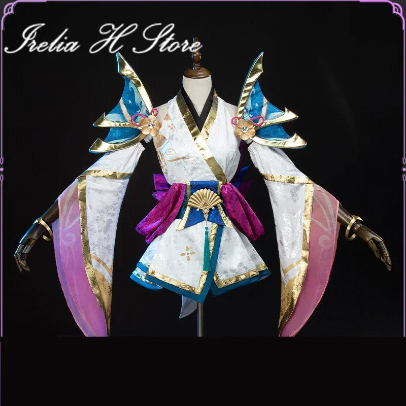 Irelia H Lux LOL Spirit Blossom Lux Cosplay Costume for women game halloween party dress role cosplays