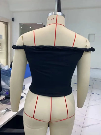 Women Twisted Off Shoulder Tank Tops