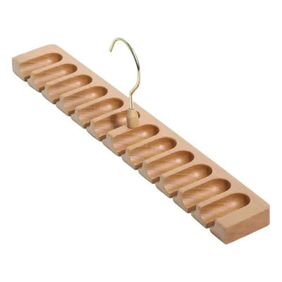 Tie Belt Hanger Wardrobe Closet Belts Scarf Hanging Organizer Rotating 12 Card Slots Storage Holder Rack Hook Bedroom Home Items