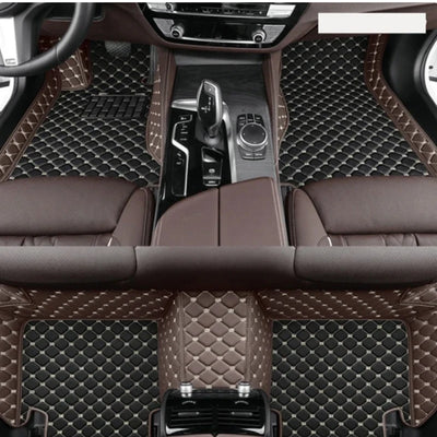 Car Floor Mats For Citroen DS5 DS 5 2011~2018 Durable Anti Dirty Pad Rugs Luxury Leather Mat Carpets Car Accessories