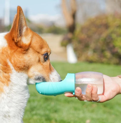 Pet Dog Water Bottle Dispenser For Small Big Dogs Cats Outdoor Travel Walking Puppy Drinking Bowls French Bulldog Pug Feeder