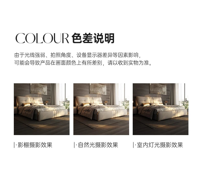 Luxury Double Bed Modern Sofa Design Simple Princess Sleeping Massage Bed Leather Headboards Muebles Lounge Suite Furniture