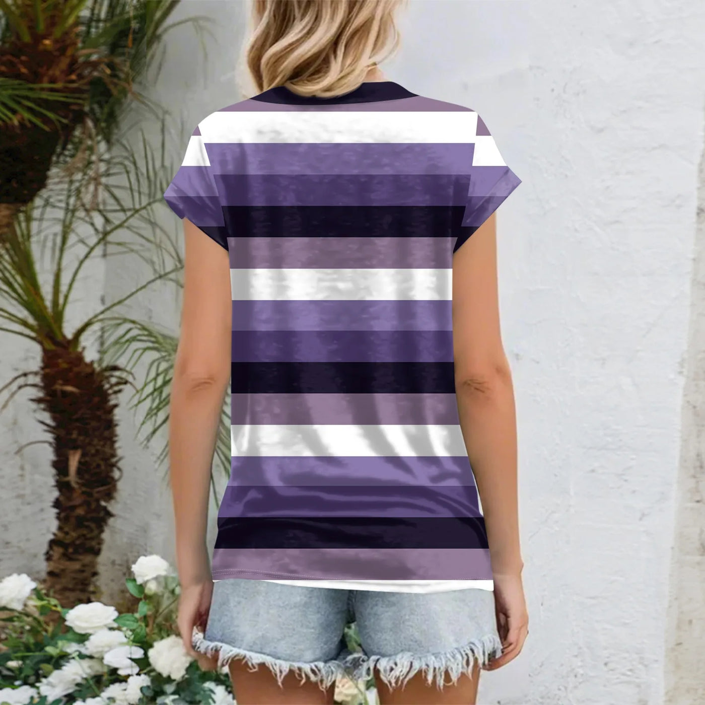 Womens Summer Tops Going Out Workout Outfits Spring Short-sleeved T Shirts Business Casual Dressy Fashion Trendy Clothes 2025