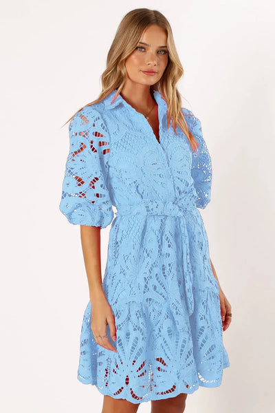 Elegant lace midi dress women 2025 summer fashion slim half sleeve party dresses vestidos