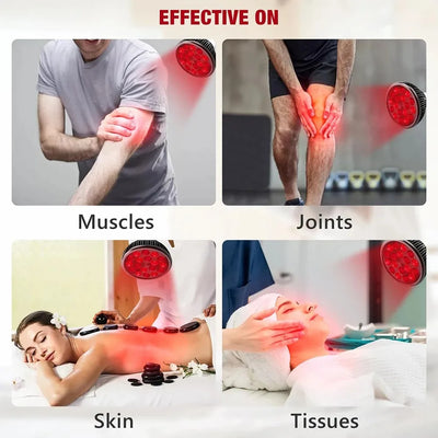 Red Light Therapy Lamp 660nm&850nm Infrared Light Therapy Device for Muscle Joint Pain Relief Skin Health Tools Recovery
