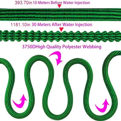 Expandable Flexible Water Hose Car Wash Hose Water Gun Hose Garden Sprayer Gardening Watering Hose Irrigation Tool FLOWERS SPRAL