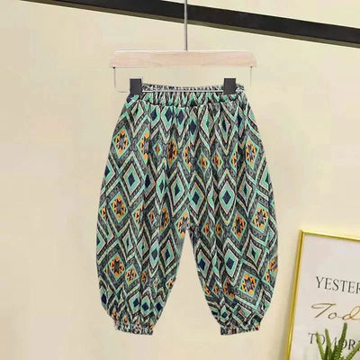 Summer Children Clothing Sets Boy Girl Mother Kids Clothes Suit Cotton Top T-shirt Short Sleeves Trousers 2pcs Baby Girl Clothes
