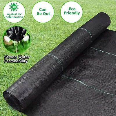 Garden Landscape Fabric Weed Membrane Agricultural Anti Grass Cloth Farm Weed Barrier Mat Plastic PE Mulch Thicker Orchard Cover