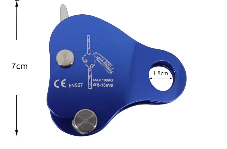 Outdoor Rock Climbing Grab Safety Equipment Rigging Grasp Rope Belay Devices Automatic Anti Fall Protective Gear Survival