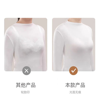 Breathable Full Cup Bra Women's Underwear Invisible Anti-Sagging Side Breast Collection Large Size Summer Brassiere Comfortable
