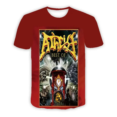 Atheist  Band  3D Printed  Casual Fashion T-shirts Hip Hop Tee Shirts Harajuku Styles Tops Fashion Clothing  for Women/men