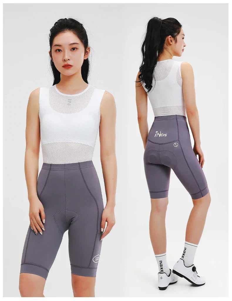 INBIKE 2025 Women's Cycling Shorts Summer Bicycle Pants Tights High Elasticity Biker Short Woman with Pockets Cycling Clothing