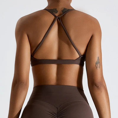 Sexy Scrunch Sports Bra Gym Top Women Running Back Cross Top Women Sportswear Yoga Underwear Fitness Workout Yoga ClothingWomen