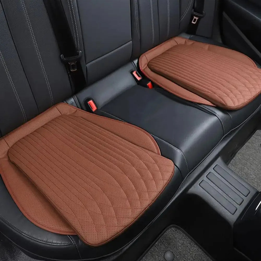 54cm Breathable Car Seat Cushion Luxury Leather Commercial Vehicle Non-slip Support Pad Universal High Rebound Sponge Seat Cover