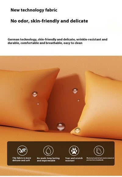 Wide 108cm Single person Bed Apartment Bedroom Living Room Folding 5cm sponge+2cm latex Telescopic Home Sofa Bed Dual-Purpose