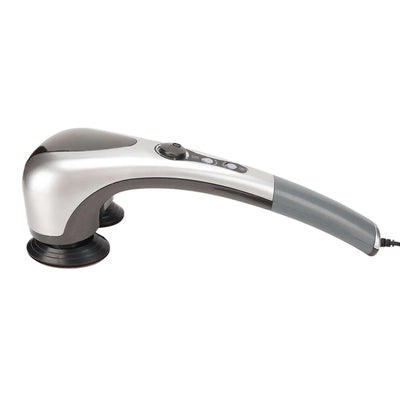 Handheld Back Massager Comfortable Household Double Node Handheld Shoulders Leg Foot Massage Device Handheld Leg Massage Device