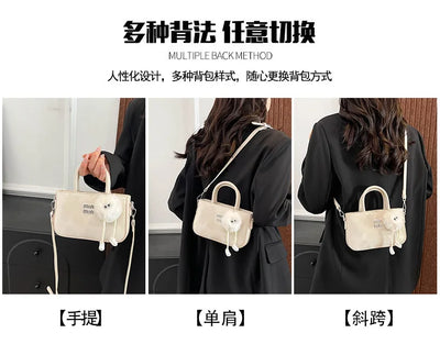 2025 New Women's Luxury Handbag Designer Small Square Purse Fashion Top Handle Crossbody Bag Elegant Shoulder Bag Trendy Clutch