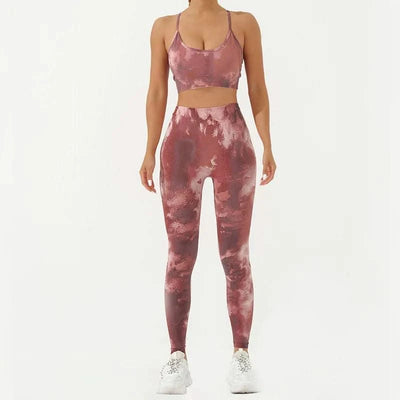 Women's Fitness Clothing Gym Sport Outfit for Woman Sweatsuit Lady Sets Womens Clothes Gym Women 2 Piece Set Outfit Sports Bra