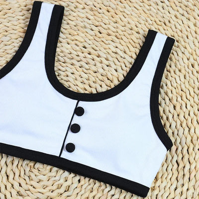 Woman Swimwear 2025 High Waist Bikinis Shorts Women's Swimsuit Luxury Ribbed Two-piece Bathing Suits Summer Bikini Set Swim Suit