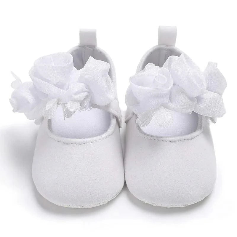 Children's Soft-Soled Flat Shoes With Design | Baby Shoes For All Seasons 0-1 Year Old |Girls Princess Shoes | First Walkers