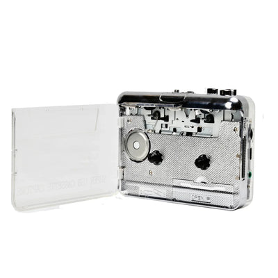 TON010 Cassette Player Portable Tape Recorder To Mp3 Full Transparent Shell USB Cassette Capture To MP3 Format Tape Music Player